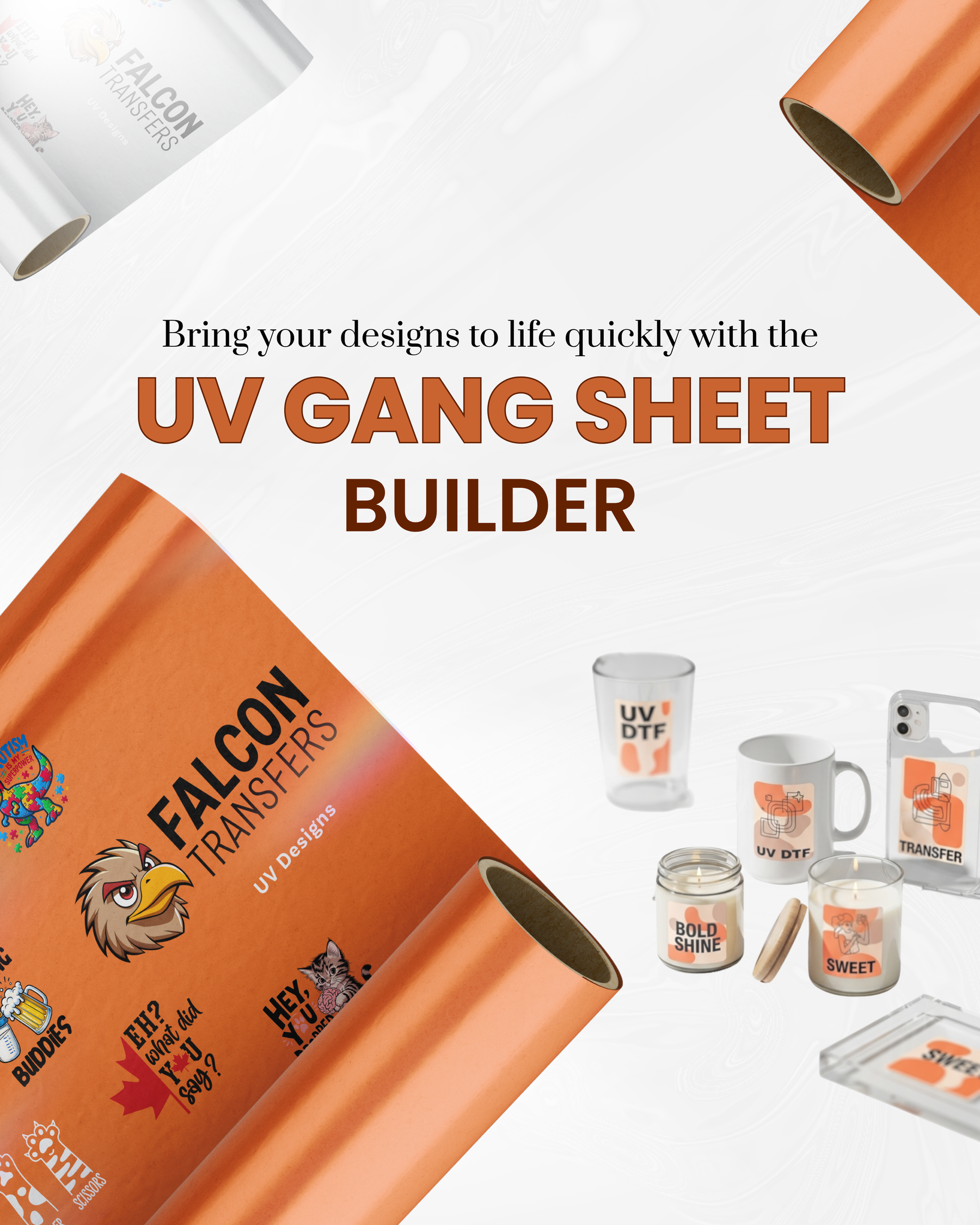 UV DTF Sticker Gang Sheet Builder