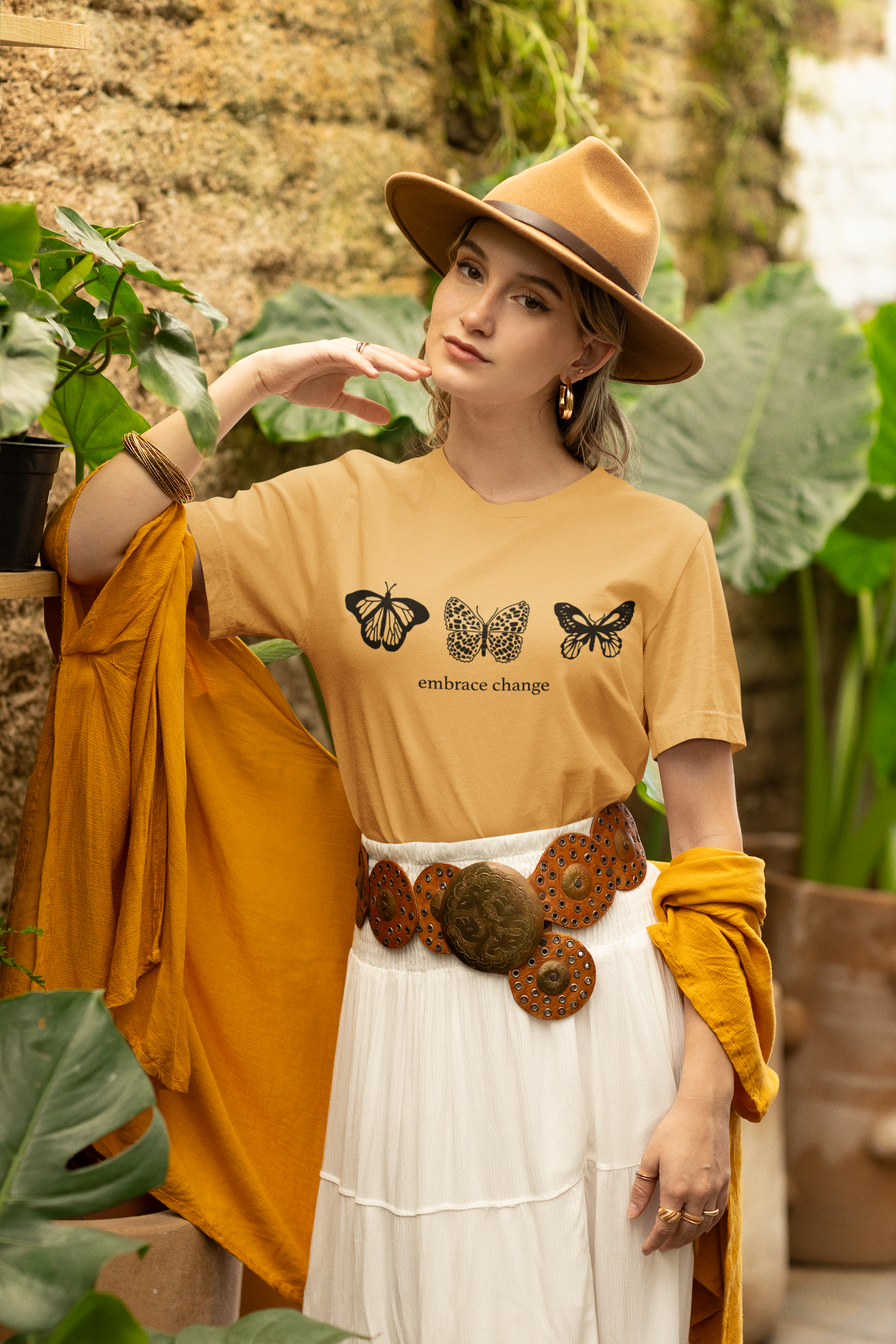 🖤 Embrace Change –Black Butterflies | Tonal DTF Transfer FT818