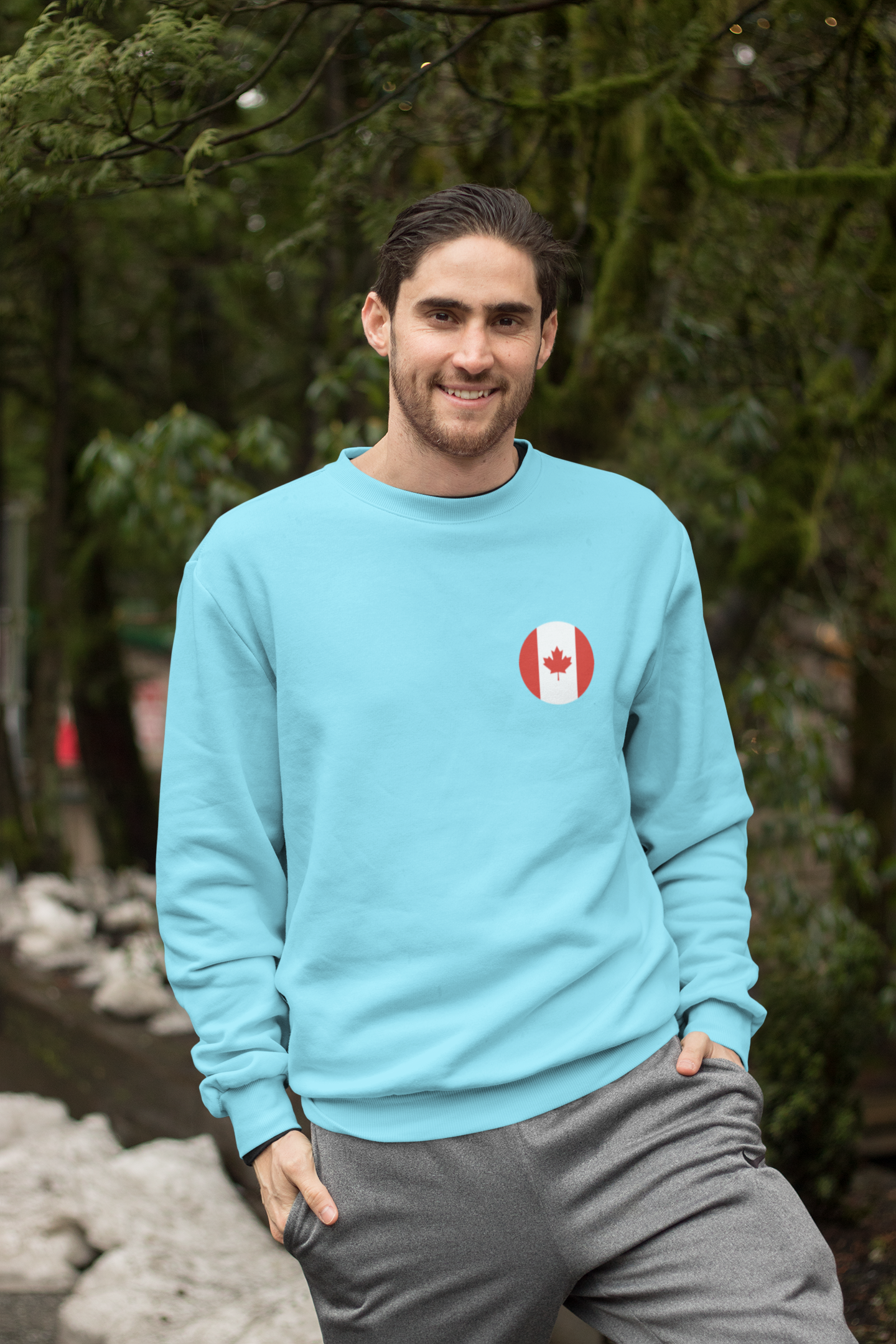 Circle Canada Flag FT28