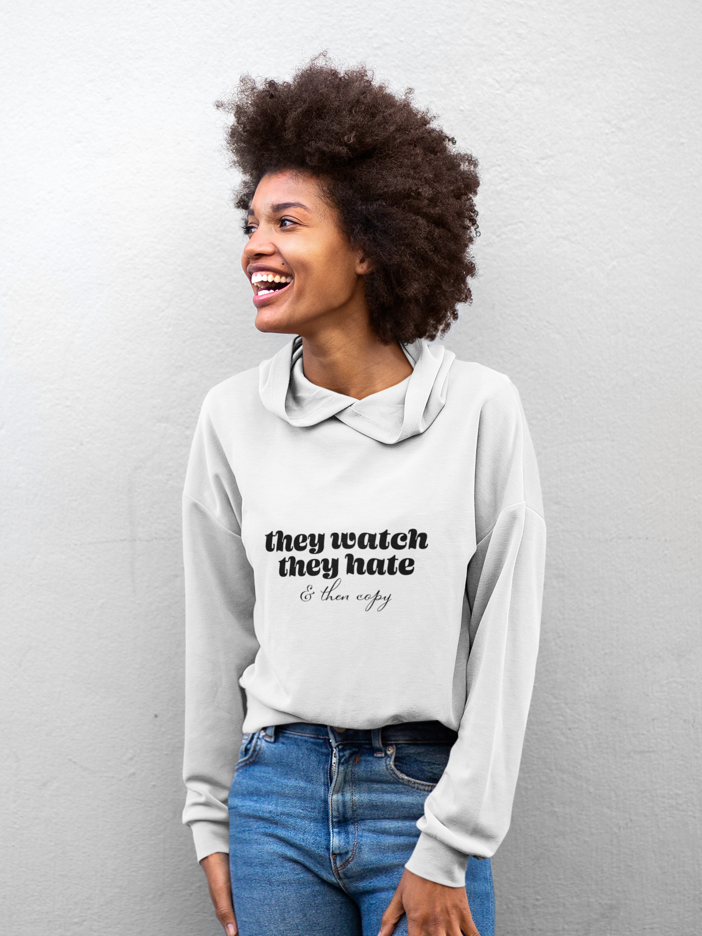 🖤👁️ THEY WATCH, THEY HATE & THEN COPY – Statement DTF Transfer FT622