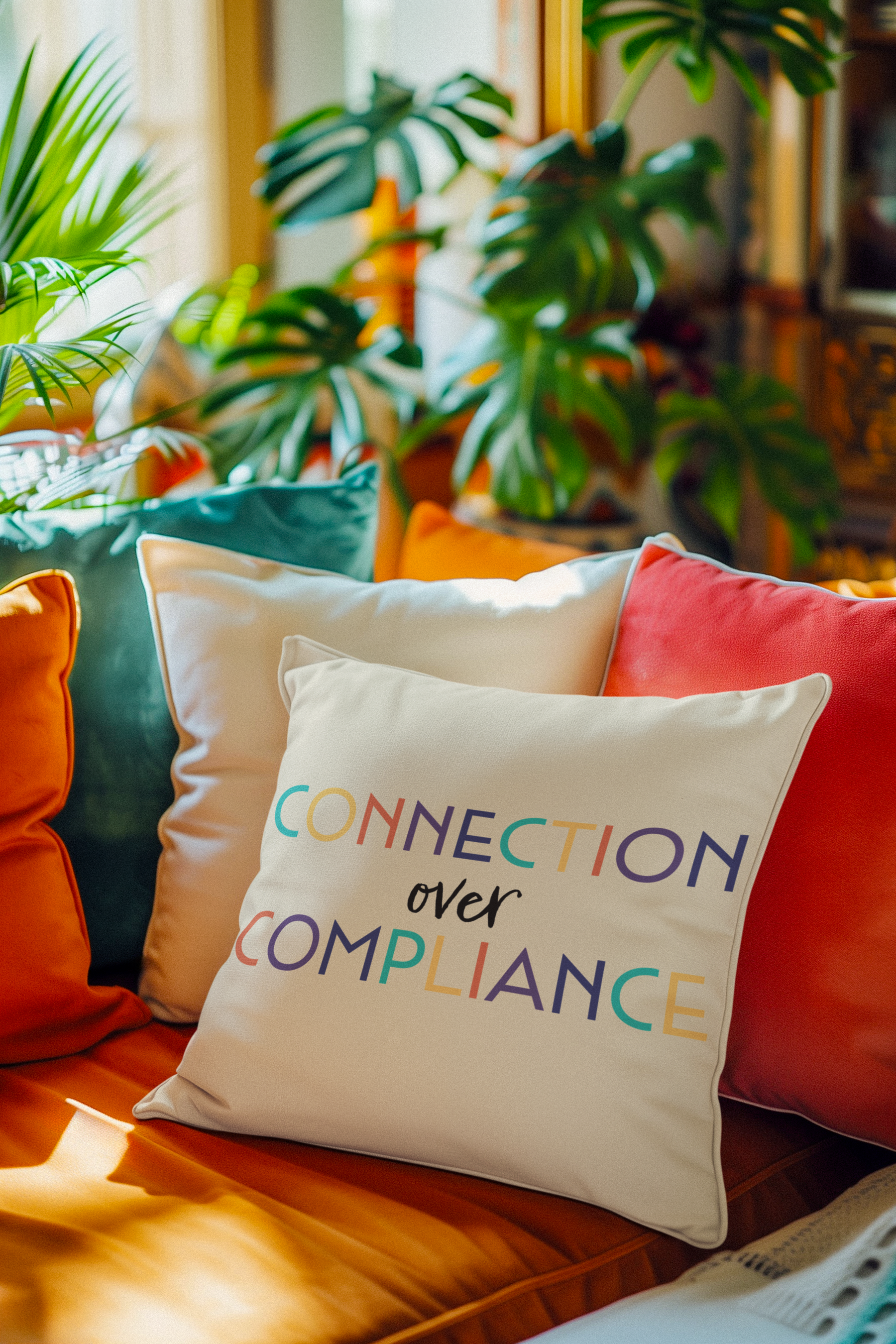 🖤🌈 CONNECTION over COMPLIANCE – Modern Values DTF Transfer FT624
