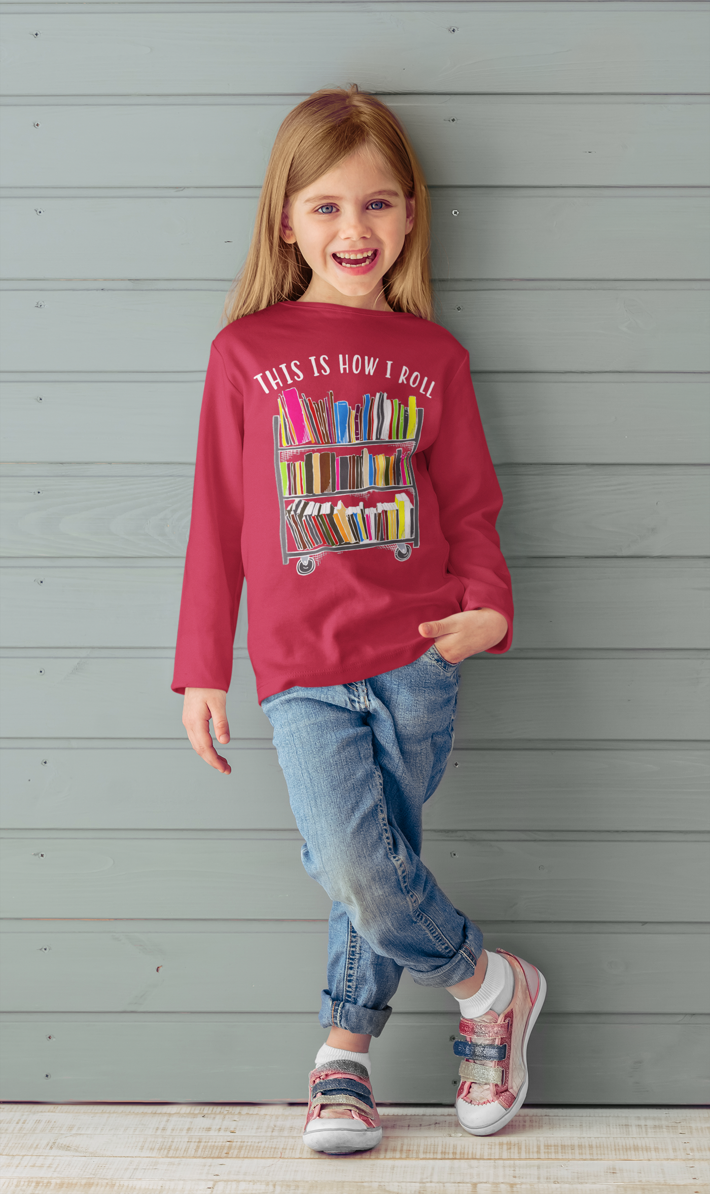 📚🛒 This Is How I Roll | Book Cart DTF Transfer FT753