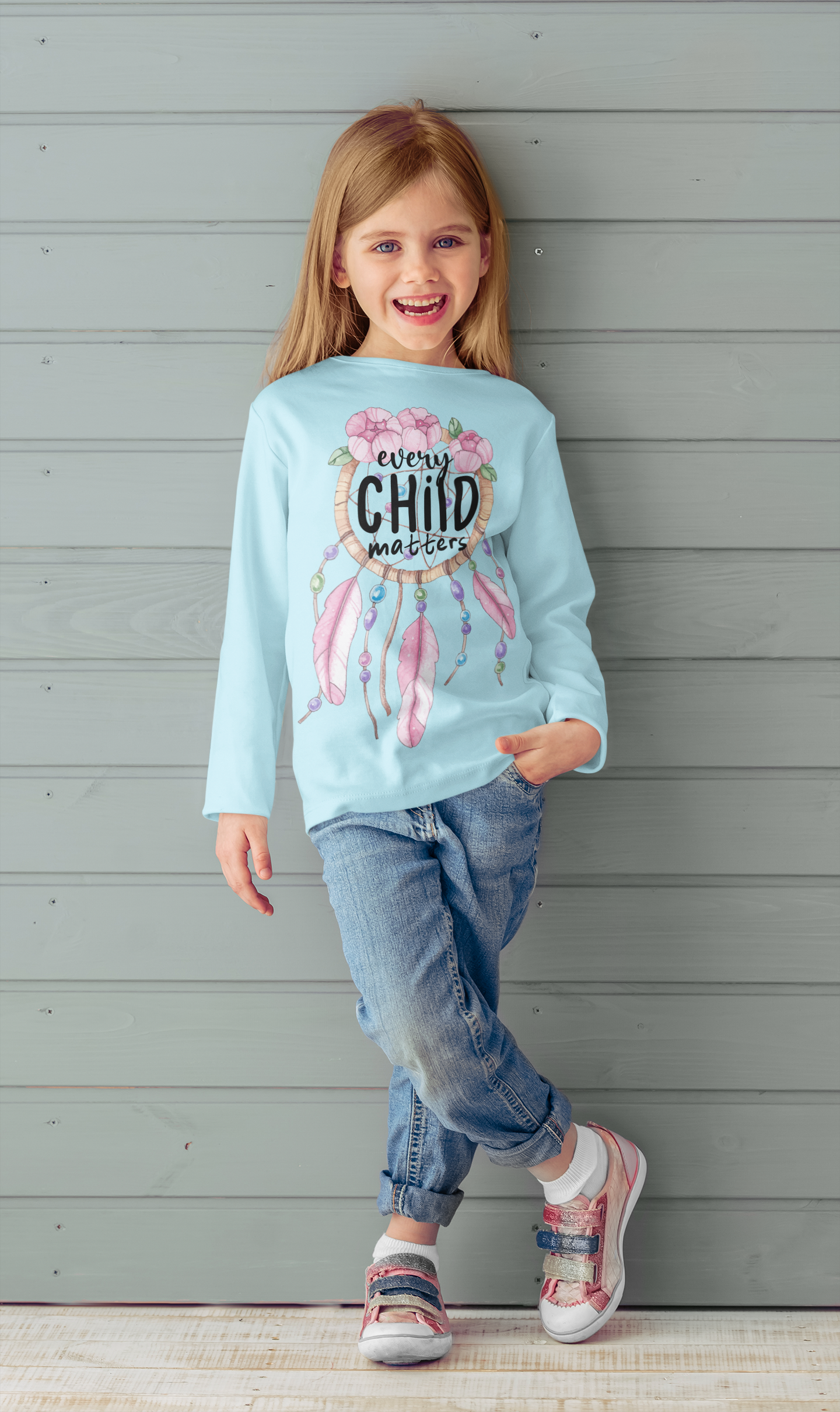 💗 Every Child Matters – Floral Dreamcatcher | DTF Transfer FT978