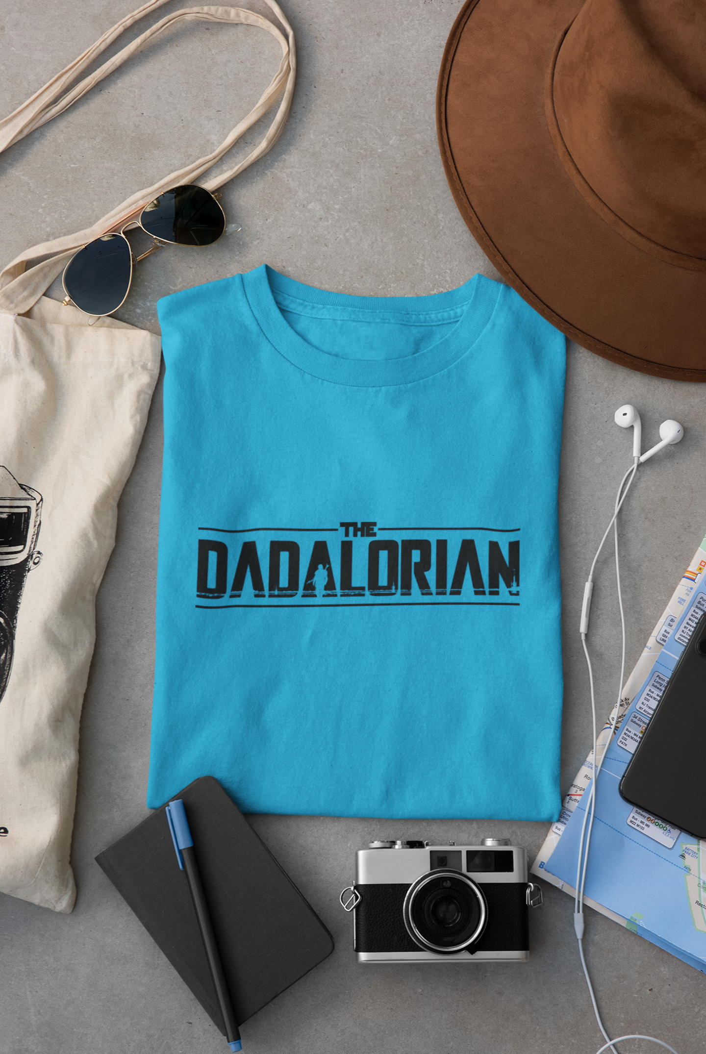 🖤 The Dadalorian Black Design DTF Transfer FT343
