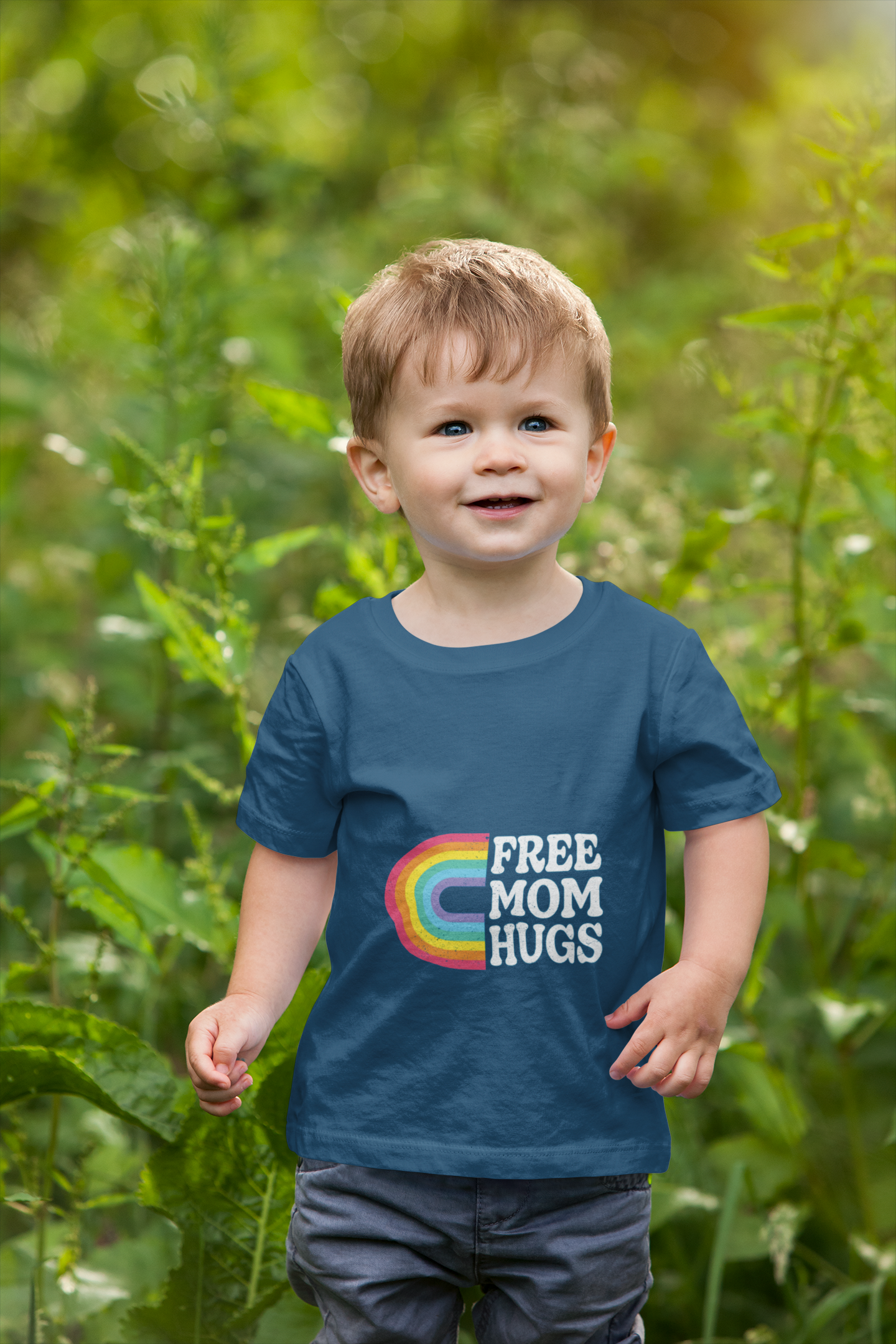 🌈 Free Mom Hugs Rainbow Design DTF Transfer FT334