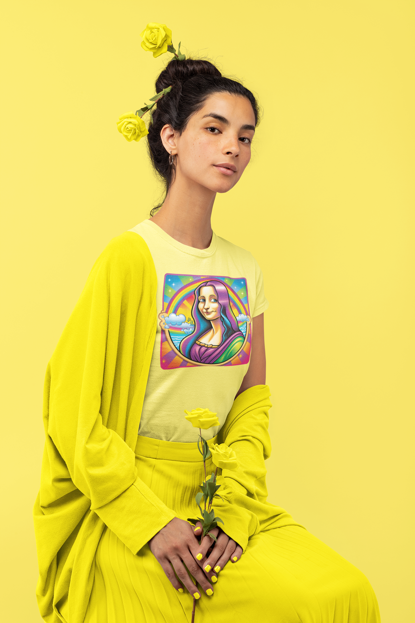 🖼️ Mona Lisa DTF Transfer  FT172