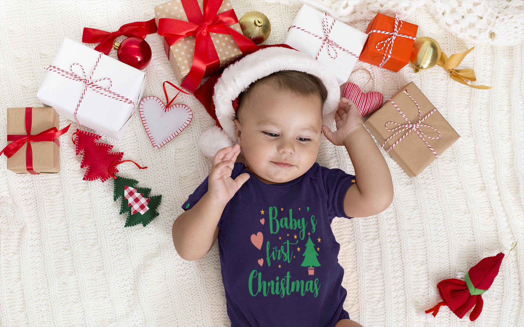 🎄 Baby’s First Christmas DTF Transfer FT441