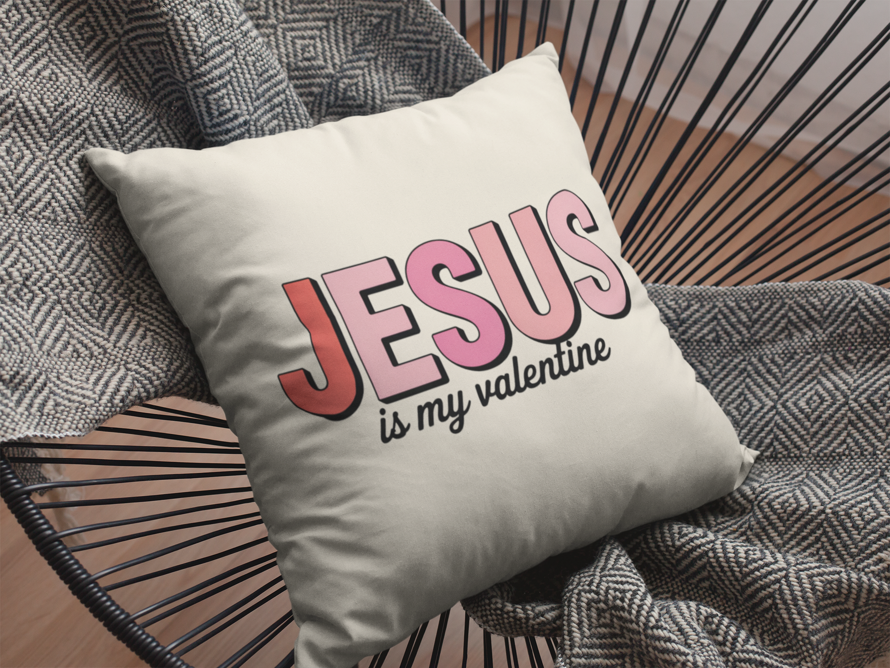 💕 JESUS Is My Valentine – Valentine’s Day | DTF Transfer FT1100