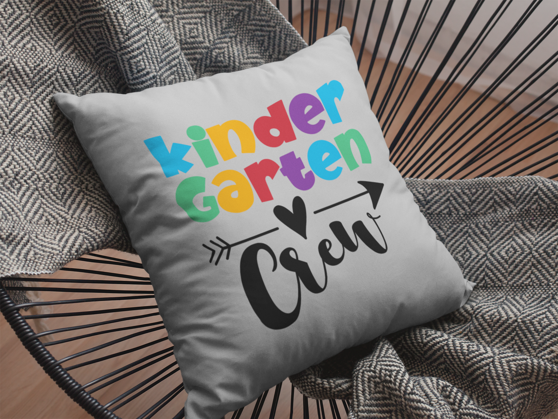 🎨 Kindergarten Colorful Teacher DTF Transfer FT589