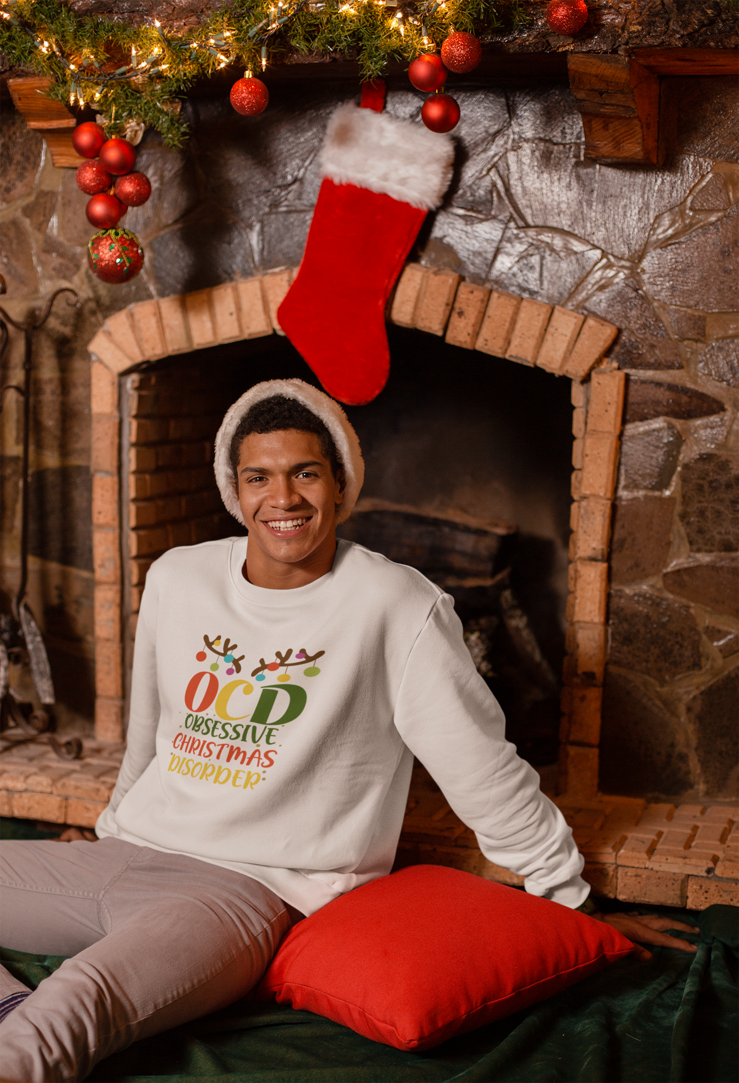 🎄✨ “OCD – Obsessive Christmas Disorder” DTF Transfer FT565