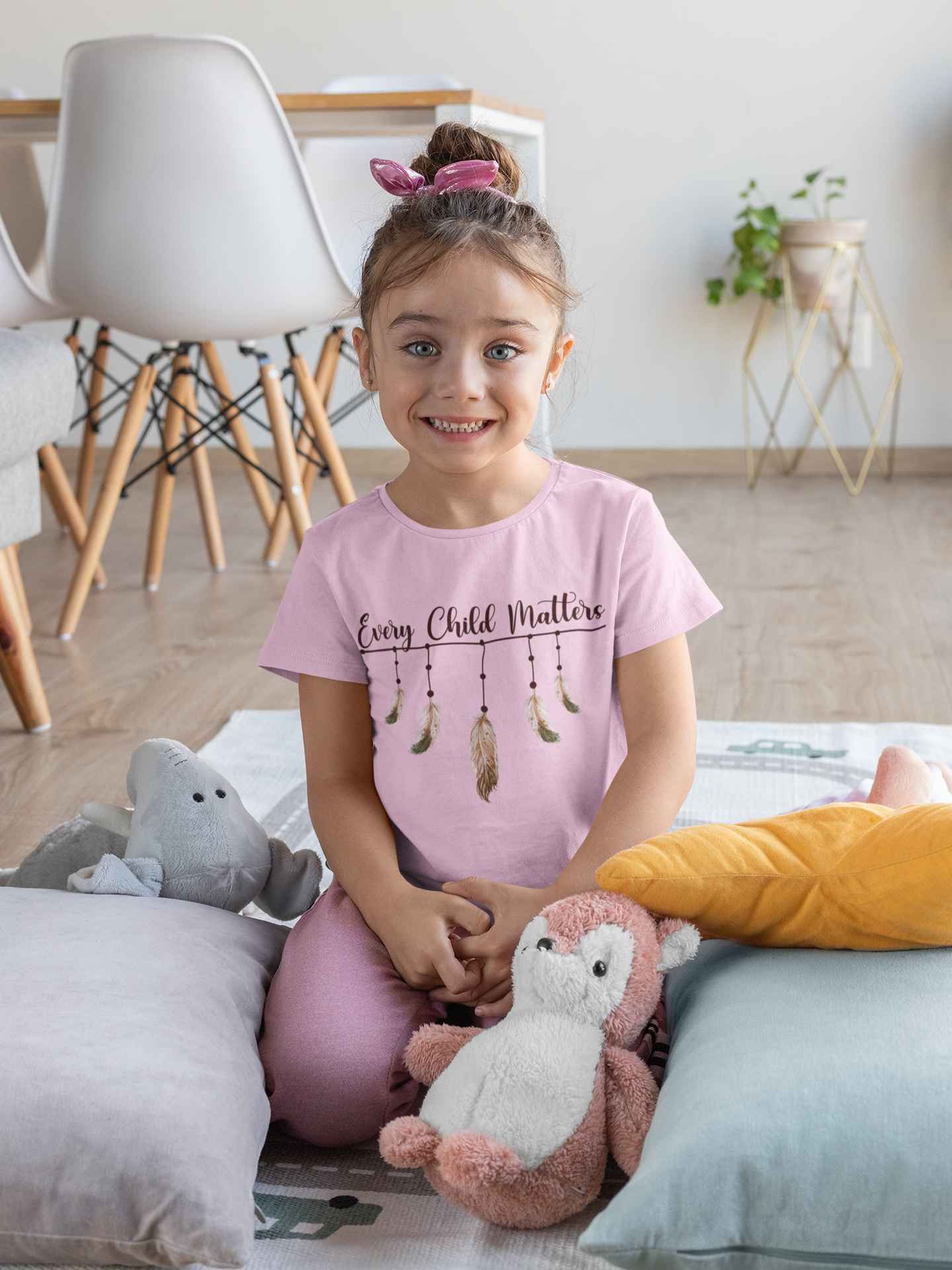 🧡🕊️ Every Child Matters – Hanging Feathers Symbol | DTF Transfer FT966