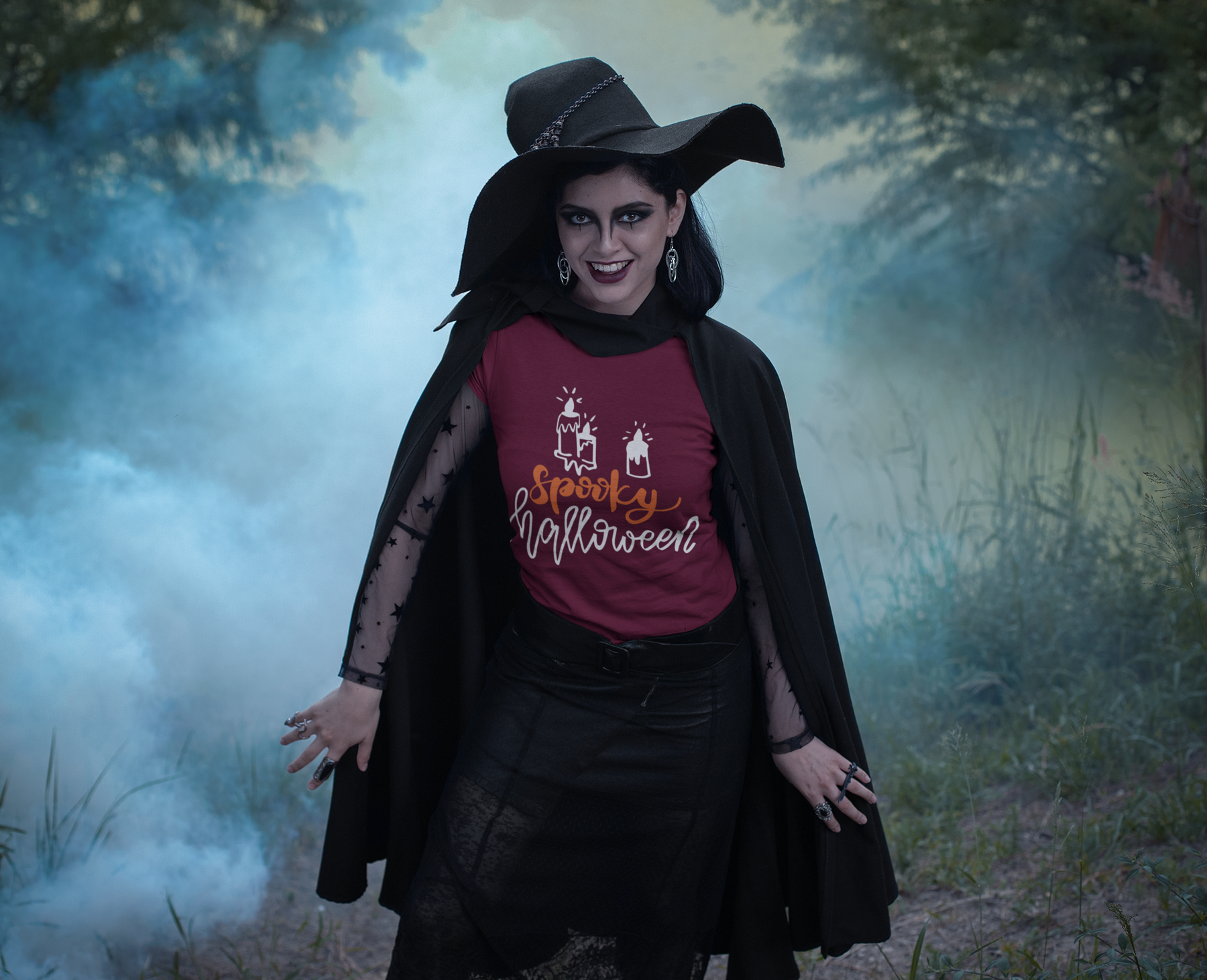 🕯️🎃 Spooky Halloween – Cozy Fall DTF Transfer FT635