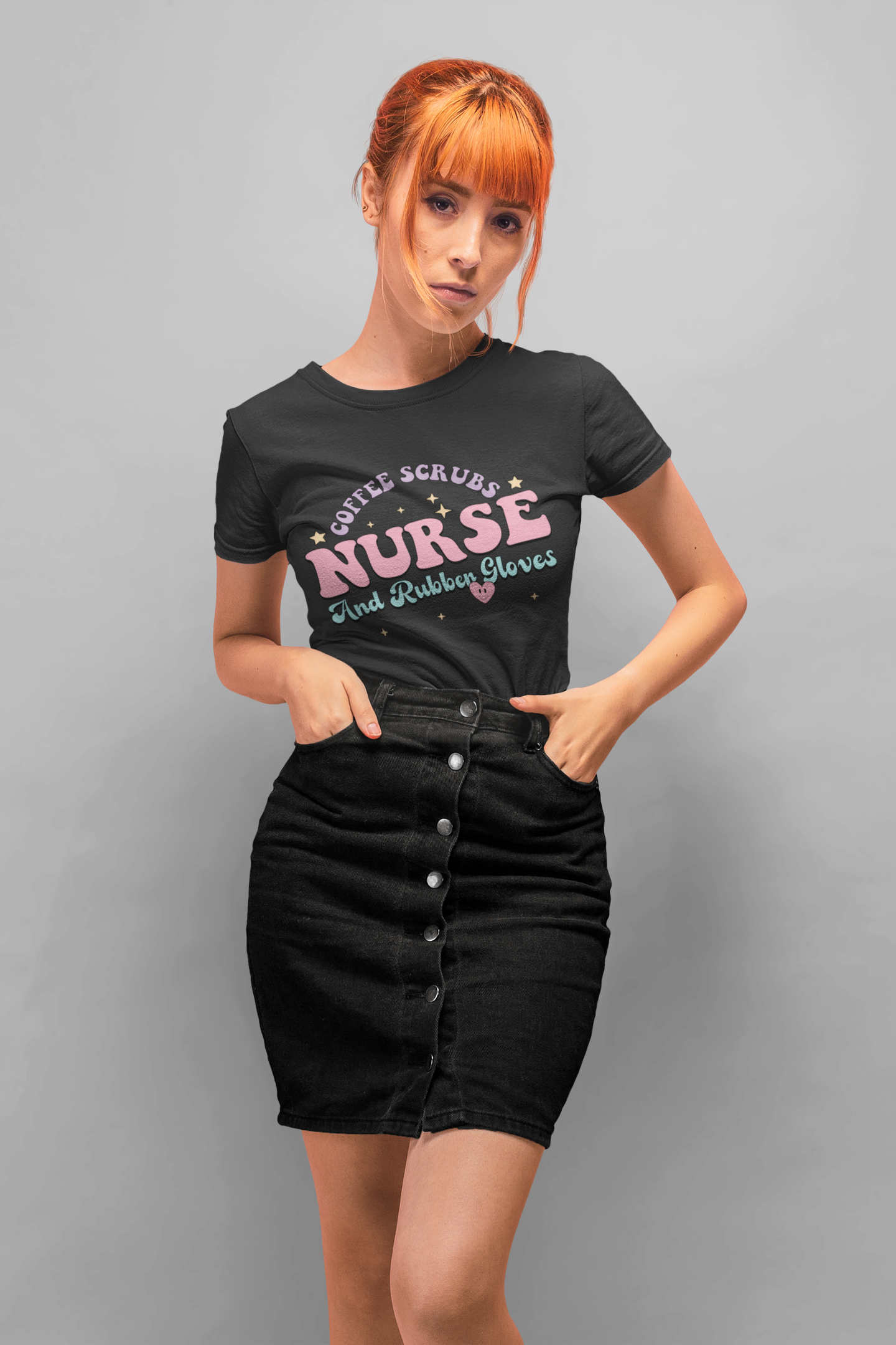 💉🧤Coffee, Scrubs, Nurse & Rubber Gloves DTF Transfer FT209
