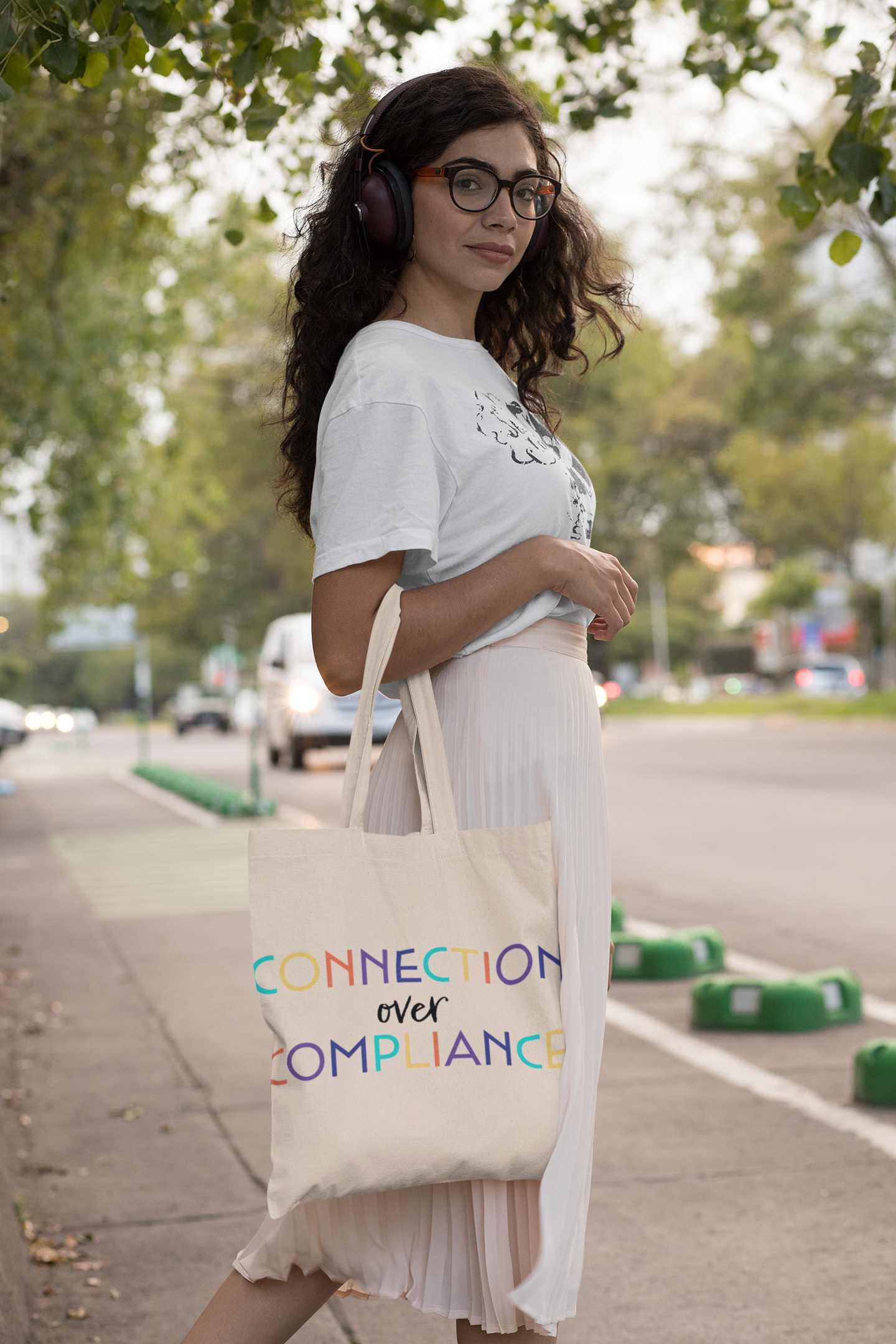 🖤🌈 CONNECTION over COMPLIANCE – Modern Values DTF Transfer FT624