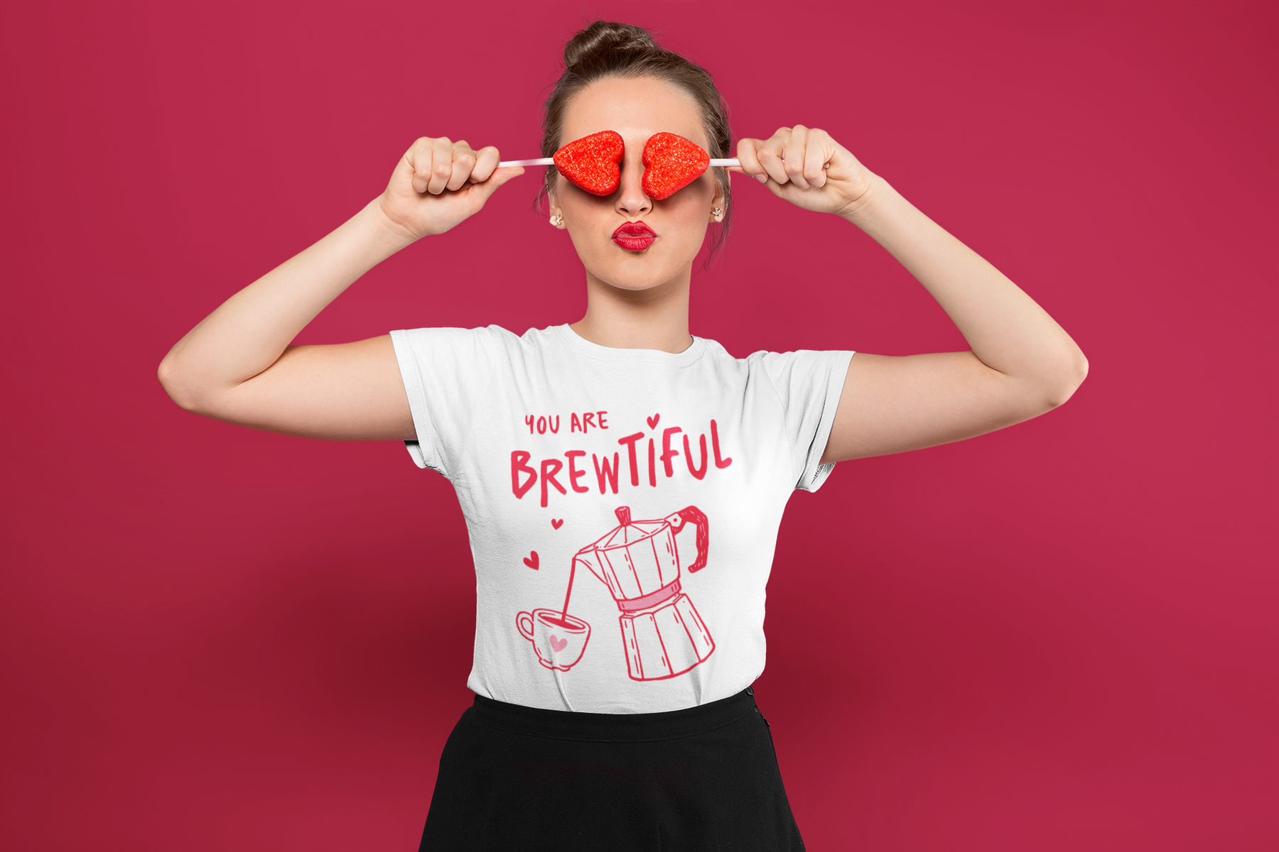 ☕💘 You Are Brewtiful – Valentine’s Day Coffee Love | DTF Transfer FT1138